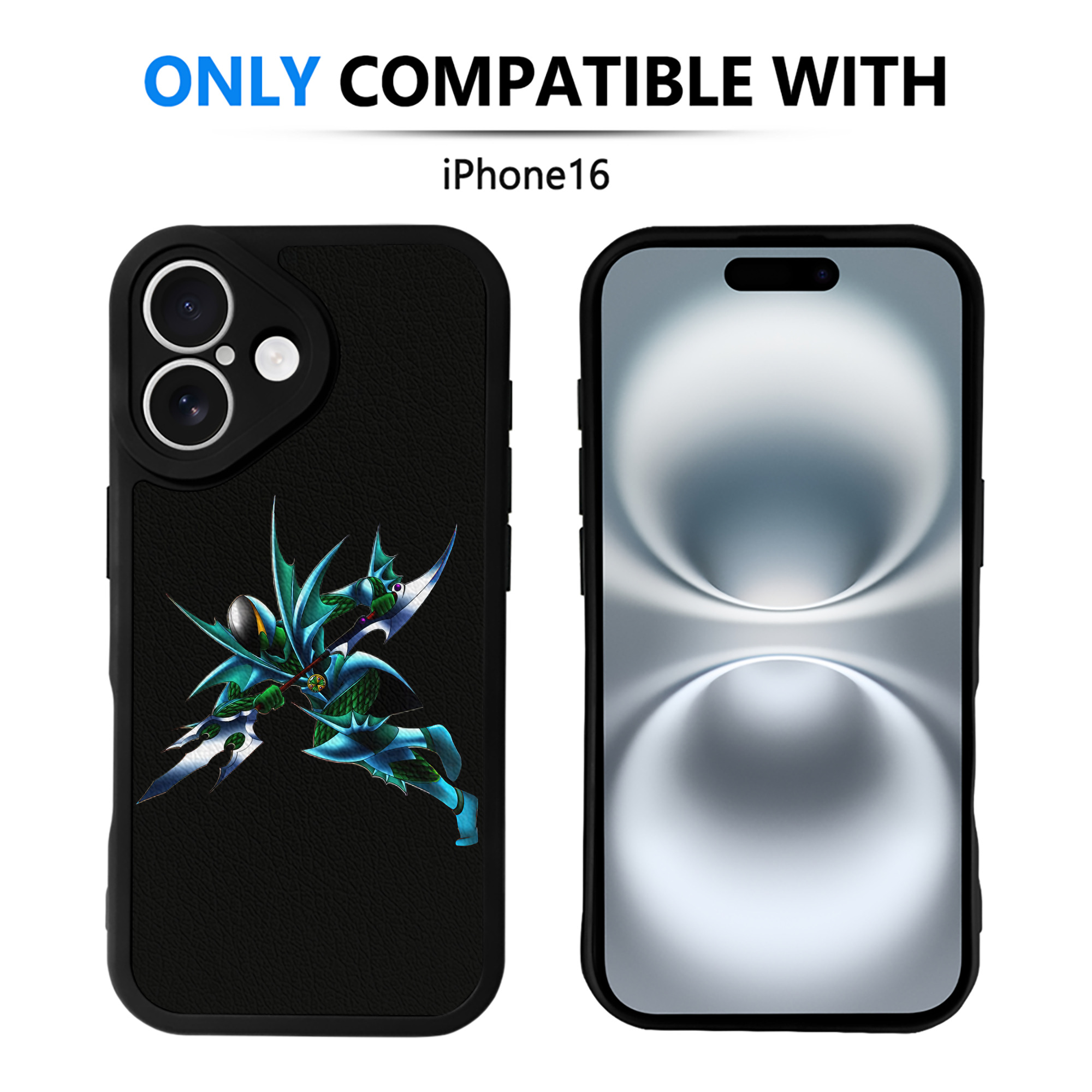 （画像用） 遊☆戯☆王 Yu-Gi-Oh! 【iPhone 16シリーズ対応】シリコンスマホケース（レザー調） 材質：シリコン